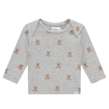 A Tiny Story Lt Gray Melange Tee &  Legging (Small Bears)