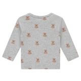 A Tiny Story Lt Gray Melange Tee &  Legging (Small Bears)