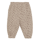 Minymo L/S Rib T-Shirt and AOP Pant - Raspberry Coulis + Mini-Flower Pant