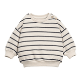 Play Up Striped Jersey Sweater and Leggings Set (Charcoal)