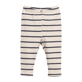 Play Up Striped Jersey Sweater and Leggings Set (Charcoal)