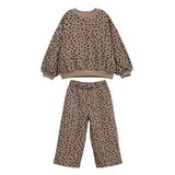 Play Up Printed Fleece Sweater and Trouser Set
