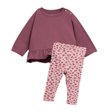 Play Up Jersey L/S Tee Shirt/Printed Leggings (Pink Cheetah)