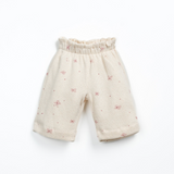 Play Up Printed Jersey Sweater & Trousers (pink flowers)