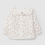 Snug Floral Blouse and Legging Set (Nude)