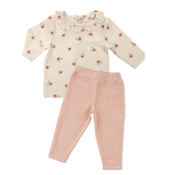 oh baby! Daisies Baby Rib Emily L/S Top & Jegging