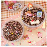 Kawaii Cocoa Kibbles Crunchy Slime