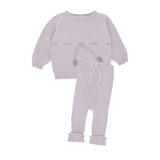 Li & Me Amelie Knit Top  & Jacob Pant Set (Light Pink)