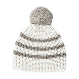 Li & Me Bastien Knit Stripe Hat (Cream)