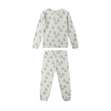 Rylee + Cru Organic Long Sleeve Pajama Set - Trees (Pistachio)