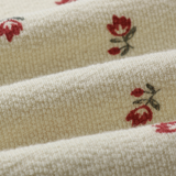 Rylee + Cru Spongey Knit Set - Ruby Ditsy  (Natural)