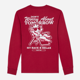 Goat USA RELAX Longsleeve T-Shirt (Cranberry)
