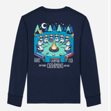 GOAT USA CAMPFIRE Long Sleeve T-Shirt (navy)