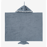 Elegant Baby Bath Wrap - Slate Baby Shark