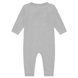 Baby Face Baby Suit Long Sleeve (Grey Melange)