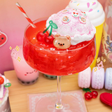 Kawaii Slime Company Bears Best Shirley Temple Float 2 in 1 Slime