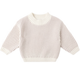 Quincy Mae Relaxed Knit Sweater & Chunky Knit Pant (Lilac)