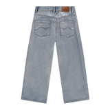 Babyface Stains & Stories Girls Denim Wide Leg (Silver Coated)