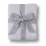 Barefoot Dreams CozyChic Lite Ribbed Blanket (Moonwater)