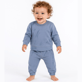 Paige Lauren Eco-Fleece Tie Dye Loungewear Set (Blue)