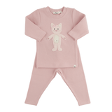 Oh Baby! Shaggy Cat Baby Rib Set (Blush)