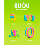 Hey Clay Bijou Vivid Accessories