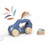 Speedy Monkey Pull Along Car