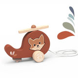 Speedy Monkey Pull Along Helicopter