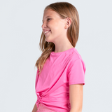Lucky in Love Peek-a-Bow S/S & Doubles Pleated Skirt Set