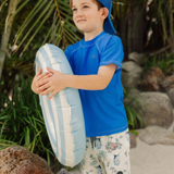 Feather 4 Arrow Short Sleeve Rashguard - Marina Blue