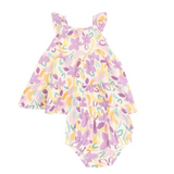 Angel Dear Twirly Sundress and Diaper Cover (Painty Daisy)