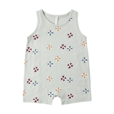 Rylee + Cru Sleeveless One-piece Floatie Romper (Seafoam)