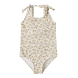 Rylee + Cru Millie Yellow Floral Swimsuit