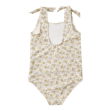Rylee + Cru Millie Yellow Floral Swimsuit