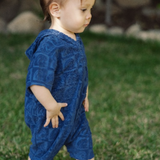 Feather 4 Arrow Finn Romper - Navy