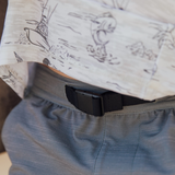 Feather 4 Arrow Buckle Up Hybrid Short (Smoked Gray)