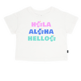 Feather 4 Arrow Boxy tee Hola (White)