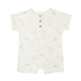 QUINCY MAE Short Sleeve One-Piece Dinosaur
