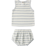 QUINCY MAE Terry Tank + Short Set Sky Stripe