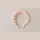 NoraLee Gathered Headband Butterfly (Cotton Candy)