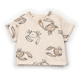 Play Up Printed "Crab" Flame Jersey Tee and Short Set