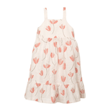 Play Up Girls Printed Woven Dress (Pink Floral)