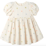 Rylee + Cru Marley Dress Embroidered Daisies
