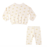 Rylee + Cru Spongey Knit Set Yellow Daisy