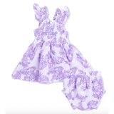 Angel Dear Lilac Floral - Baby Doll Tunic and Bloomer Set