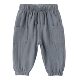 QUINCY MAE Jaxson (Blue Plaid) + Luca Pant (Ocean) Set