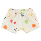 Oh Baby! Charlie Sweatershirt + Terry Shorts Set (Snack Time Fruits)