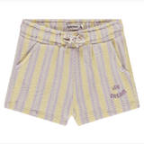 Babyface Baby Girls Short Sleeve Tee (purple) and Short Set (buttercup)