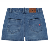 Babyface Girls Denim Skort (Medium Blue)
