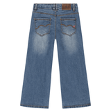 Babyface Girls Wide Leg Denim Pants (Medium Blue)